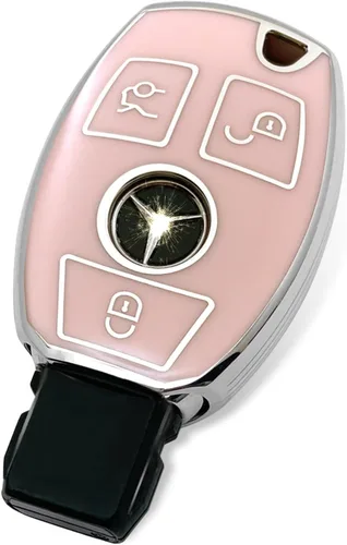 Vista 26 de Funda de llave de TPU suave avanzada es compatible con Mercedes Benz 2024-2025 E 2023-2025 SL CLE GLC 2022-2025 EQE EQS S C Series llave