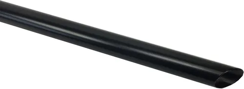 Vista 3 de Heininger DestinationGear 6' Acrylic Striped Pole Umbrella negro y blanco