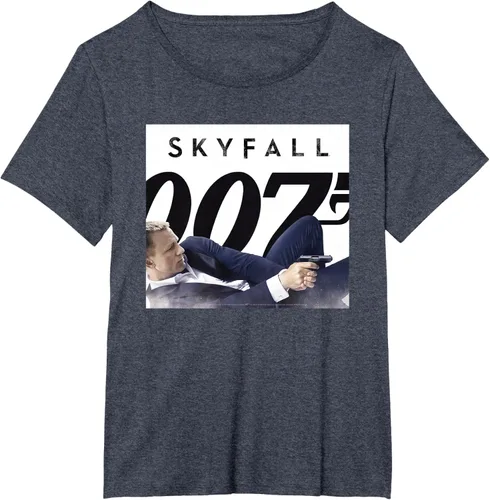 Vista 66 de Official James Bond 007 Camiseta Skyfall, Negro
