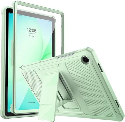 Vista 18 de MoKo Funda para Samsung Galaxy Tab A9 Plus/A9+ de 11 pulgadas 2023, a prueba de golpes de cuerpo completo resistente con protector de pantalla