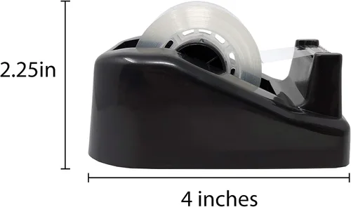 Vista 2 de Clipco Dispensador de cinta pequeña prémium con cinta incluida (paquete de 3)