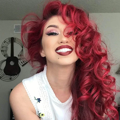 Vista 4 de MANIC PANIC Vampire - Tinte para el cabello Classic High Voltage semipermanente rojo sangre, vegano, sin PPD ni amoníaco (8 onzas)
