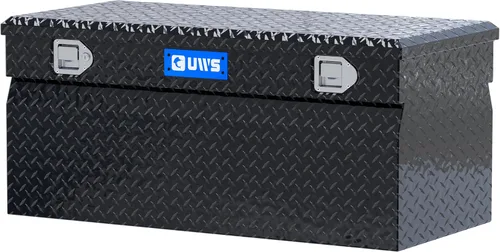 Vista 5 de UWS TBC-42-BLK Cofre estándar negro de 42" con tapa aislante biselada
