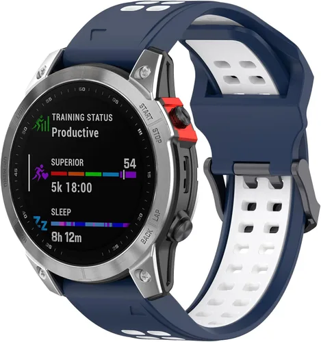 Vista 10 de Correas de reloj compatibles con Amazfit Falcon Correa de reloj de 0.866 in de ancho, compatible con correa de silicona de repuesto para reloj