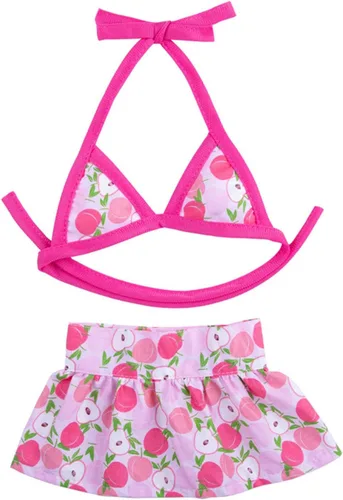 Vista 5 de Bikini para perro, traje de baño de verano para cachorros, ropa de playa, disfraz de gato para cachorro, perro gato (XS, lunares azules)