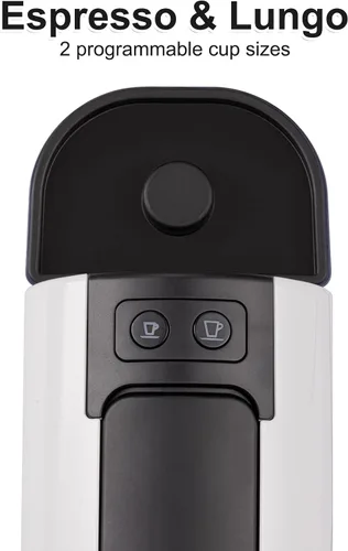 Vista 4 de beanglass Mini máquina de café expreso compatible con cápsulas NS Original Line, cafetera compacta de cápsulas con bomba de alta presión de 20