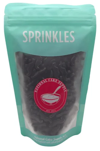 Vista 5 de NCS Gránulos comestibles de caramelo en forma de bigote jumbo – Decoración de cupcakes, pasteles y galletas, 7 onzas