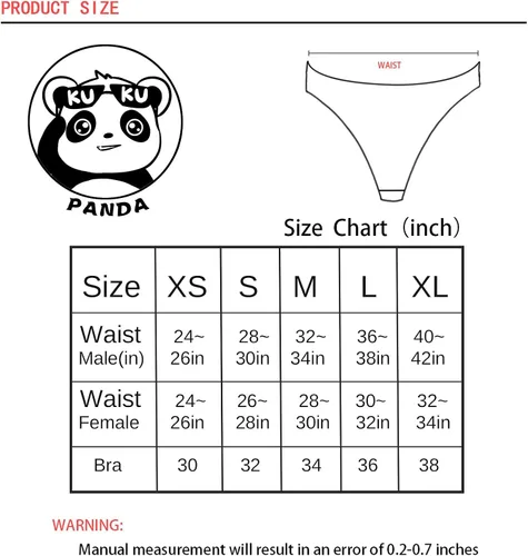 Vista 7 de KUKU PANDA Tangas de algodón para mujer sexy sin costuras para mujer conjunto de 3