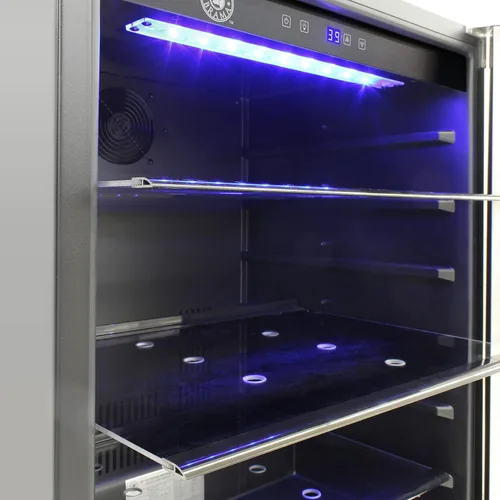 Vista 7 de BRAMA Refrigerador exterior integrado o independiente con descongelación automática, pantalla LED y panel de control