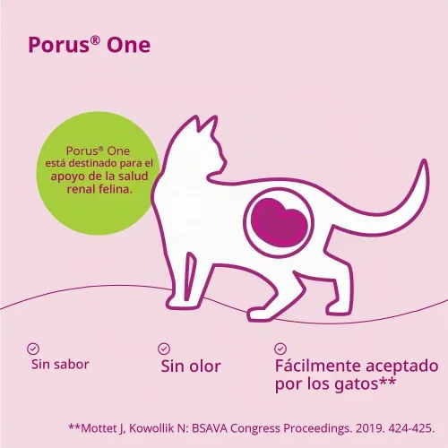Vista 4 de Porus® One para gatos, 500 mg, 30 paquetes