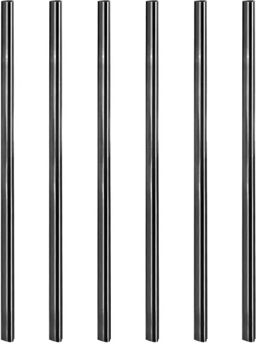 Vista 12 de uxcell 16 popotes de metal reutilizables, 8.5 pulgadas, con forma de corazón, popote de acero inoxidable para beber batido, bebidas frías, bebidas