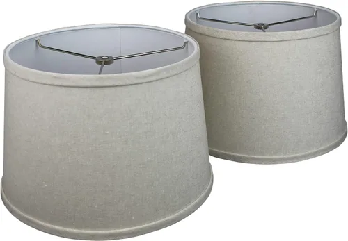 Vista 31 de FenchelShades.com - Juego de 2 pantallas de lámpara de 10 pulgadas de diámetro superior x 12 pulgadas de diámetro inferior x 8 pulgadas de altura