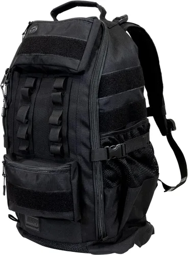 Vista 10 de Bolsa de gimnasio Serious Steel Fitness Bolsa de lona de nylon 1000D Resistente, Negro