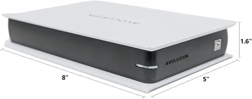 Vista 3 de Avolusion PRO-5X Series 8TB USB 3.0 Disco duro externo para PC de escritorio WindowsOS / portátil (blanco)