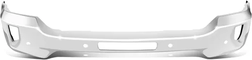 Vista 9 de DNA MOTORING Paragolpe delantero compatible con Silverado 1500 2016-2018/2019 Silverado 1500 LD, con orificio para sensor, con luces antiniebla