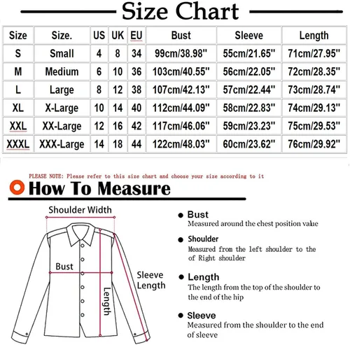Vista 3 de SIUMOPA Women's Love Graphic Printed Flannel Sweatshirt Oversized Easy Fit Blouse Shirt Plus Size Long Sleeve Sweater Pocket
