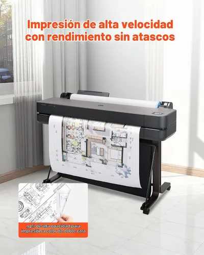 Vista 4 de VEVOR Papel de formato ancho, rollo de plotter de 24 pulgadas x 150 pies, 2 rollos de papel bond CAD con núcleo de 2 pulgadas, rollos de papel bond