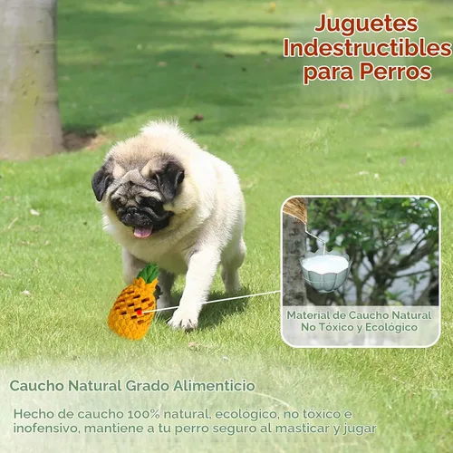 Vista 3 de M.C.works - Juguetes para masticar para cachorros, juguetes masticables para perros para masticadores promedio, juguete para masticar para perros