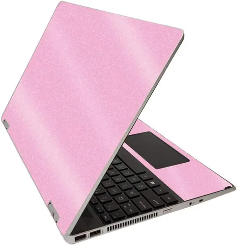 Vista 22 de MightySkins - Skin brillante con purpurina para HP Pavilion x360 de 15 pulgadas (2020), color azul claro, protector y duradero, acabado brillante