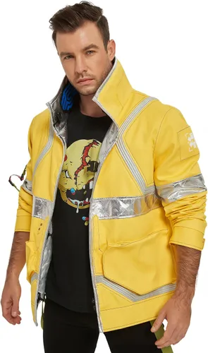 Vista 3 de Mifidy Chaqueta de cosplay para hombre, disfraz de cosplay