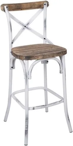 Vista 6 de Acme Furniture Zaire Silla de bar, nogal/negro antiguo