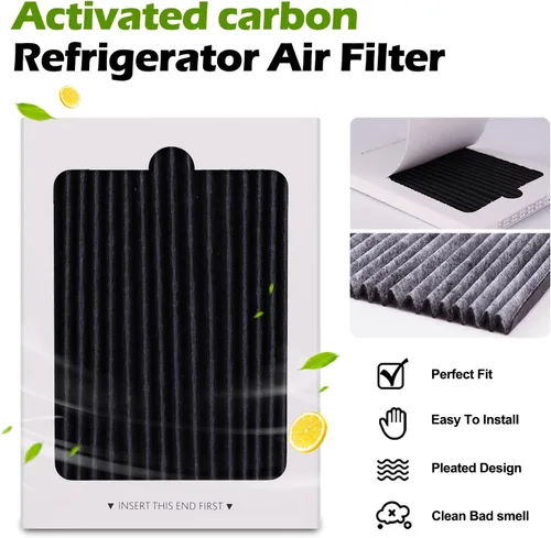 Vista 2 de Paquete de 3 filtros de aire de repuesto para refrigerador Frigidaire y Electrolux EAFCBF para refrigerador, reemplazo 242061001, 242047801