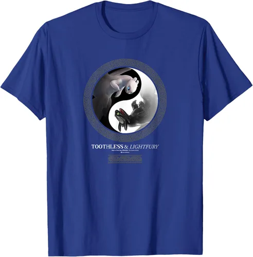 Vista 16 de Cómo entrenar a tu dragón 3 Yin Yang Dragon Camiseta