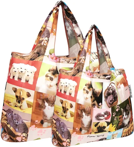 Vista 16 de Bowbear Bolsa de compras reutilizable de nylon plegable