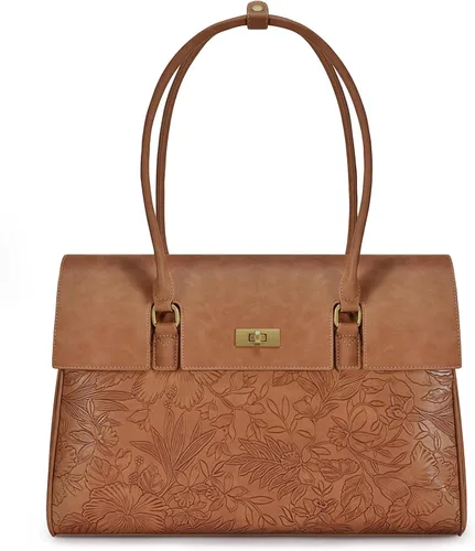 Vista 14 de LOVEVOOK Bolso de Mensajero para Computador Portátil para Mujeres, Bolso de Hombro Cruzado para Computador y Negocios, Profesional, Bolso de Mano