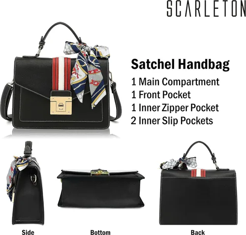 Vista 4 de Scarleton H2065 - Bolso de mano para mujer monederos para mujer
