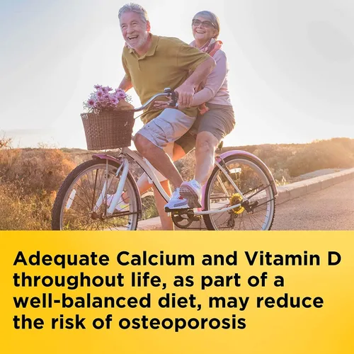 Vista 2 de Nature Made Calcio 600 mg con vitamina D3, suplemento dietético para apoyo óseo, 220 tabletas - Paquete de 2
