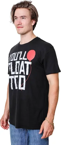 Vista 4 de It Camiseta para hombre adulto con texto en inglés "You Float Too Pennywise Balloon