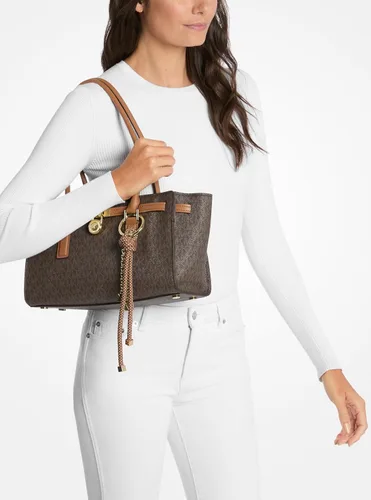Vista 3 de Michael Kors Women's Hamilton Small Shoulder Tote With Charm