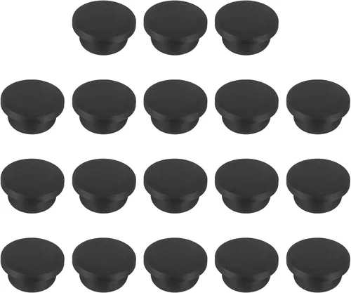 Vista 59 de MECCANIXITY - Tapones de silicona en forma de T (26mm, 1 pulgada de diámetro), color negro