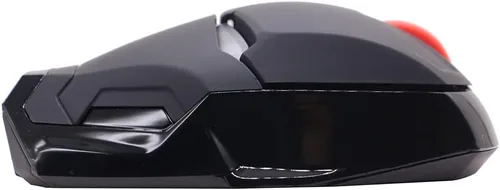 Vista 5 de Ratón inalámbrico Iron Man Mouse 2.4G Ratón óptico para computadora portátil de escritorio PC Mac (negro)
