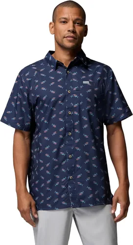 Vista 84 de Columbia - Camisa Super Slack Tide Camp de manga corta para hombre