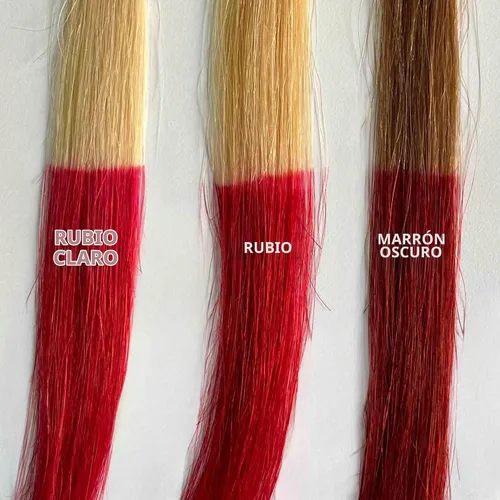 Vista 4 de IROIRO Color de cabello semipermanente natural prémium 100 rojo oscuro (4 onzas)