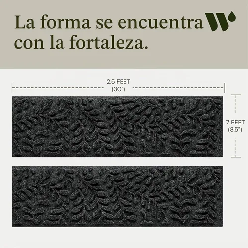 Vista 2 de Alfombra de la colección Boxwood de Bungalow Flooring, Carbón