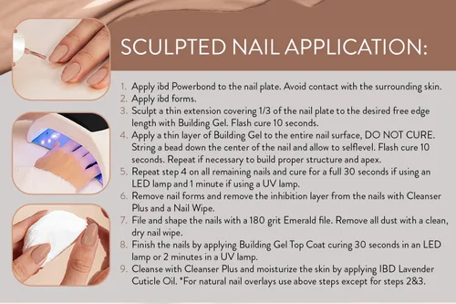 Vista 6 de IBD Gel de construcción, extensión de uñas de gel duro, apenas desnudo, remojo, fortalecedor de uñas, 0.5 onzas líquidas