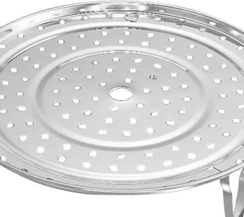 Vista 3 de 7pcs Stainless Steel Steam Tray Insert with Detachable Feet