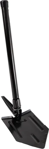 Vista 4 de Rothco Pala plegable con mango de acero pesado - Herramienta compacta de supervivencia para acampar al aire libre