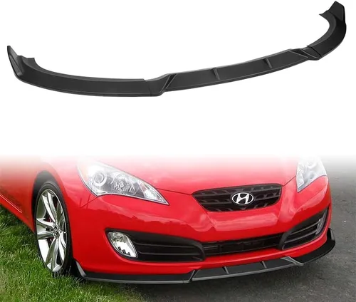 Vista 6 de EPARTS - Juego de 3 piezas de alerón para parachoques delantero, protector de carrocería lateral para barbilla, compatible con Hyundai Genesis Coupe