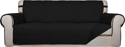 Vista 179 de PureFit - Funda de sofá acolchada reversible, protector de muebles impermeable, funda de sofá lavable con espuma antideslizante y correas elásticas