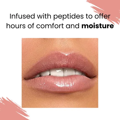 Vista 6 de nude envie - Brillo de labios - Acabado de alto brillo - Hidratante y fácil aplicación - Hidratación de lujo - Fórmula antiadherente - Con vitamina