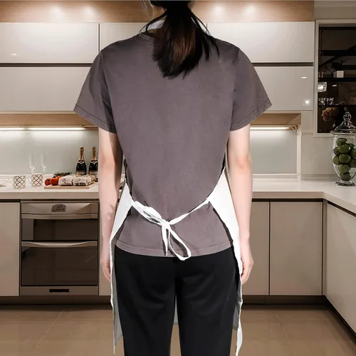 Vista 5 de WZMPA Delantal de cocina para hermandad de mujeres, regalo para niñas, linda niña, puede cocinar, delantal ajustable para cocinar, hornear y asar