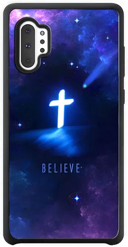 Vista 25 de Funda VUTTOO para Samsung Galaxy Note 20 Ultra - Cross Religious Christian Blue Purple Galaxy Christian Cross Pattern Phone Case Soft TPU
