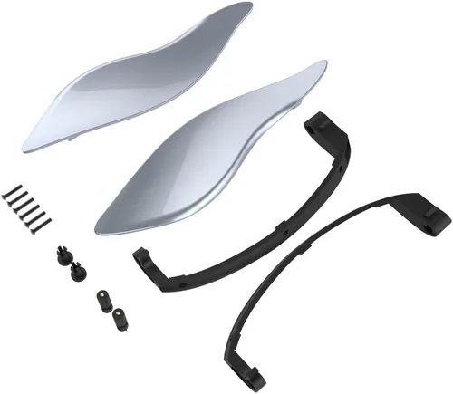 Vista 33 de Moto Onfire Deflectores de aire para motocicleta Whisky ámbar con carenado de murciélago para Electra Glide '14 y más tarde (2 piezas)