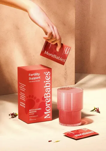 Vista 9 de Suplemento de fertilidad de mio-inositol y D-Chiro inositol para mujeres y hombres. Suministro de 30 días, paquetes con sabor a bayas. Promueve