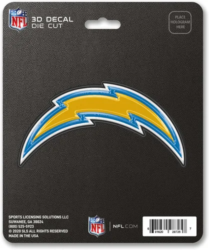 Vista 25 de FANMATS Calcomanía 3D de NFL Auto NFL