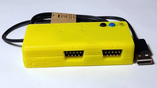 Vista 3 de Adaptador USB para Atari Joystick, Paddle, Conducción por iCode, Convertidor de Puertos DB9 Duales, Edición Pro Plus
